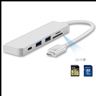USBctype-c Docking station Macbookhubtf/sd Card Reader Hub5Combination1High-Speed Converter