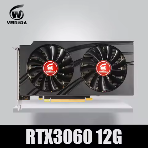 VEINEDA RTX 3060 12GB Graphics Card 192-bit GDDR6 GPU PCI-E 4.0 rtx3060 12g PC Desktop Game