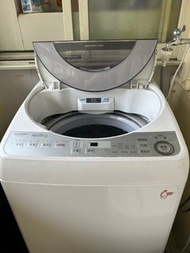 夏普 10公斤無孔槽變頻洗衣機 ES-ASF10T（二手）