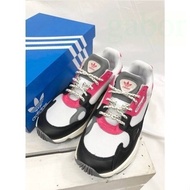 [PanPan] ADIDAS ORIGINALS FALCON Black Pink Trendy Retro Shoes EG9926