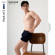 [BUNDLE OF 3] DLSTAR Men Bamboo Anti Bacterial Boxer Underwear | Soft | Antibacterial | Men Boxers |