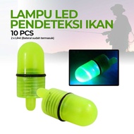 Lampu Pancing LED Bell Pendeteksi Ikan untuk Joran Pancing 10pcs