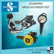 SCUBAPRO MK25 EVO BT + S620 TI + R195 Set (1stage + Reg + Oct + Gauge)