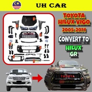 (GR BUMPER) Toyota Hilux Vigo 2005-2014 Convert To Rogue GR Bodykit Front Bumper Bonnet Fender Arch