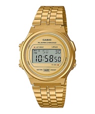 [ของแท้] Casio นาฬิกาข้อมือ รุ่น A171WEG-9ADF นาฬิกาผู้ชาย นาฬิกาผู้หญิง นาฬิกา