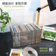Transparent Transparent Acrylic CD Storage Box with Anti-dust Cover CD Storage Box Disc PS4 Display 