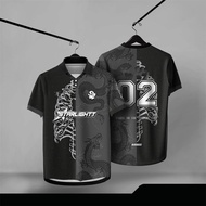 EvoNova Microfiber Jersey Retro Collar Anime Design
