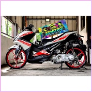 ◹ ⁑ ◪ NVX MALAYSIA X THAILAND DECALS FOR AEROX V1 (WHITE)
