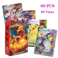 55-100pcs New Pokemon English French Spanish Cards Box Vmax GX Charizard Pikachu Hobbies Rare Collec