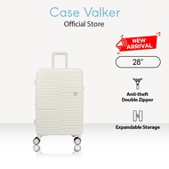 Case Valker Signature Thena 28" Unbreakable Polypropylene TSA PP Expandable Luggage Bag (28 Inches) 