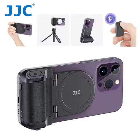 JJC Magnetic Snapgrip Phone Camera Shutter Hand Grip Smartphone Holder Wireless Shutter Remote Handl