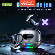 HTC NE69 AI Translator Earbud Real-Time Translation RGB Light Wireless Earphone Bluetooth 6.0 134 La