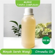 500ml minyak atsiri sereh wangi murni citronella pure essential oil
