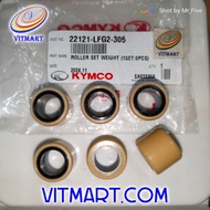 Kymco X-Town Roller 250 cc 22121-LG2-305 18gr 23x18 2318 ROLLER SET WEIGHT 6 pcs * 18 grams
