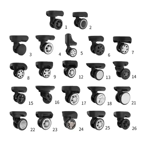 Luggage Swivel Trolley Case Luggage Wheels Repair Suitcase Replacement Part