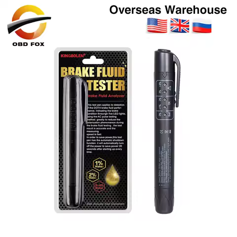 Auto Liquid checking Brake Fluid Tester pen for DOT3/DOT4 Accurate brake Oil check Quality Check Aut