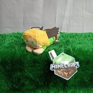 NEW Minecraft Alex with Elytra Wings Keychain