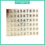 OMG 1 Sheet 4mm 9mm Alphabet Number Sticker Letter Decorative DIY Album Hand Book