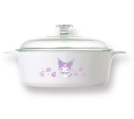 千色 Corelle 康寧 x Sanrio Kuromi 圓形雙耳鍋3.25公升