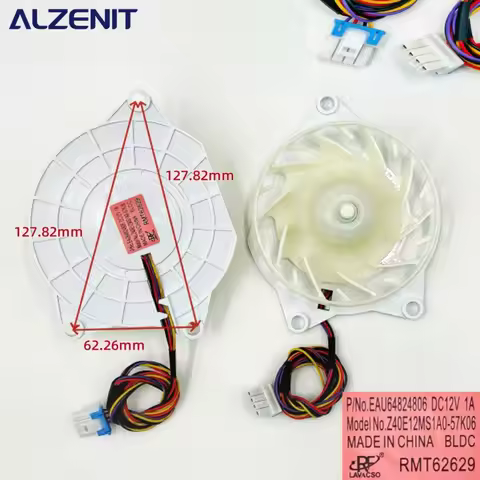 New For LG Refrigerator Cooling Fan EAU64824806 DC12V 1A Fridge Radiator Freezer Parts