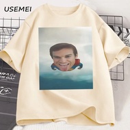 Kemeja-T Grafik Penerbangan Lucu Dexter Morgan Lelaki Kasual Kapas Lengan Pendek Tshirt Berkualiti T
