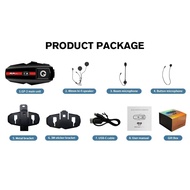 GILLE GP2 Intercom For Helmet Bluetooth Intercom Helmet Headset Waterproof Connect 2 Riders