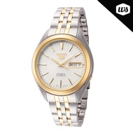 [Watchspree] Seiko 5 Automatic Two-Tone Stainless Steel Band Watch SNKL24K1