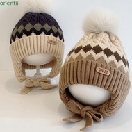 ORIENMY Kids Earmuffs Cap, 2-5 Year Baby Windproof Baby Knitted Hat,  Warm Thicken Children Head Cov