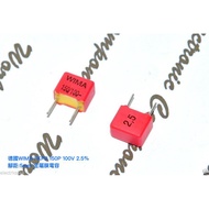 Germany WIMA FKP2 150P 100V 2.5% 5mm FKP2D001501D00HSSD Capacitor x 1