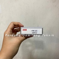 Ball Bearing 696 ZZ ASB | 696-ZZ | 696ZZ | Bearing ASB 696 ZZ (iron cap) | Bearing 6*15*5 mm asb bra