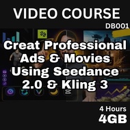 [Video Course DB001] Create Professional Ads & Movies Using Seedance 2.0 & Kling 3