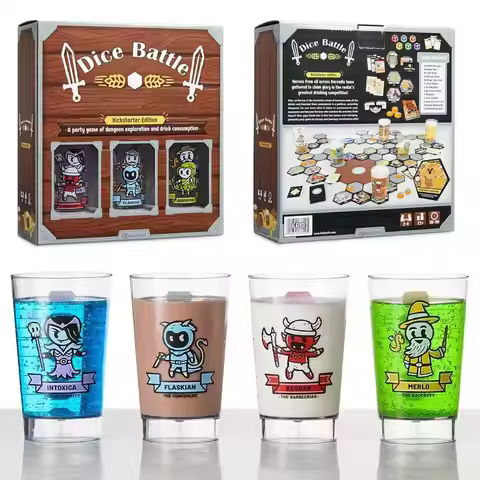 New Fun Bar Gathering Board Game Dungeon Exploration Drinking Game Adult Party Drinking Game Travel 