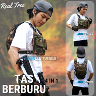 Tas Dada Tactical Hunting Pria Outdoor Sport CHEST BAG Sporty GEN3 Real Tree