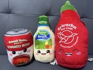 Kawaii Sauce Co. 造型毛公仔 (茄汁豆湯, 沙律醬, 是拉差辣椒醬)