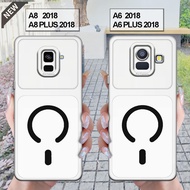Samsung A6 2018 Case | A6 PLUS 2018 - Samsung A8 2018 | A8 PLUS 2018 _Clear black silicone casing