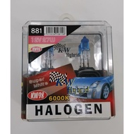 PUTIH Kw 881 6000k halogen bulb Menthol White