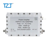 TZT 0.1-6.2GHz 10W RF Microwave Power Amplifier 1.6dB Low Noise 50dB High Gain Amplifier with SMA Fe