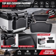 TAIWAN BACKREST CUSHION 22L 25L 28L 32L 36L ALUMINIUM TOP BOX PREMIUM COMFORTABLE WATERPROOF SANDARA