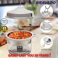 BEST PRICE 9L STAINLESS STEEL Chafing Dish Buffet Set Buffet Servers and Food Warmers with Hanger Wa