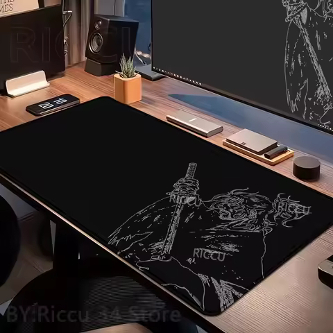 Comic Vagabond Miyamoto Musashi Mouse Pad Xxl Anime Mousepad HD Gamer Cabinet Desk Mat Keyboard Carp