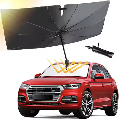 Car Umbrella Windshield Sunshade Visor for Audi Q5 Q5L A1 A3 8V A4 B8 B9 A5 A6 C7 A7 A8 Q3 Q7 S4 S6 