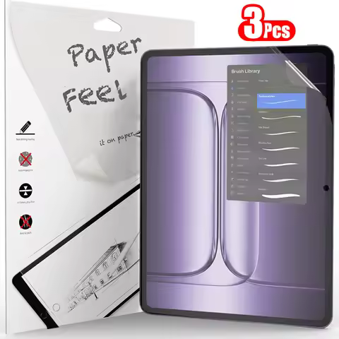 3Pcs Paper Feel Like Screen Protector for OnePlus Pad 3 13.2-inch Pad 2 12.1 Film No Glass