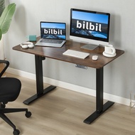BilBil 48 inches 1.2M Electric Standing Desk Single Motor Desk  Height Adjustable Stand  Desk Laptop