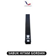 SABUK TAEKWONDO - GORDAN / SABUK HITAM / SABUK MERAH STRIP HITAM - Hitam 220 cm