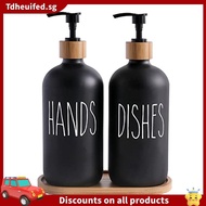 [In Stock]Glass Soap Dispenser Set, Contains Glass Hand Soap Dispenser and Glass Dish Soap Dispenser