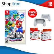 [Bundle Deal] Nintendo Switch Super Mario Bros. Wonder + Joy-Con Controller Grip [Pre-Order]