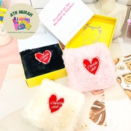 Dompet lonelyclub purse pouch duit bentoy heartbreaker bulu lucu imut kado unik COD souvernir