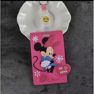 Mickey Mouse / Doramon / Minnie Mouse Ez-link or office Card Holder Hanging Neck Work Flip Card Hold