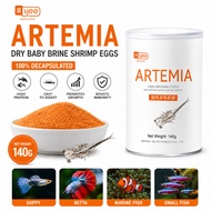 YEE Dry Artemia Fish Food Instant Baby Brine Shrimp Eggs Decapsulated BBS Fry Food Guppy Betta Aquar