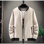 Bomber Jacket plain no hood korea new design for unisex New design New arrival